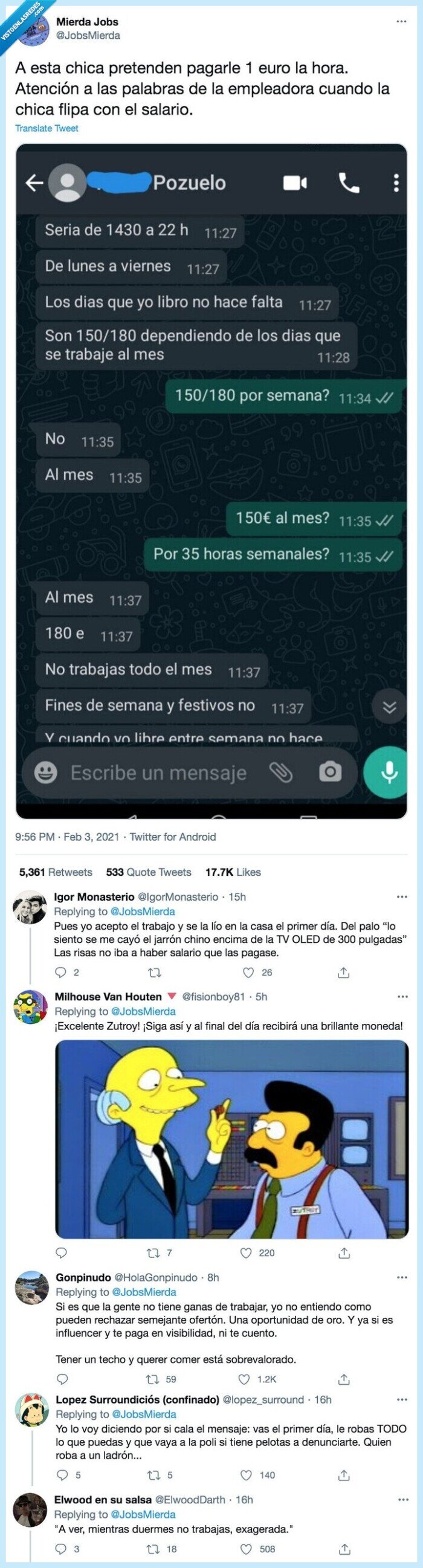 empleadora,atención,pretenden,palabras,pagarle,salario