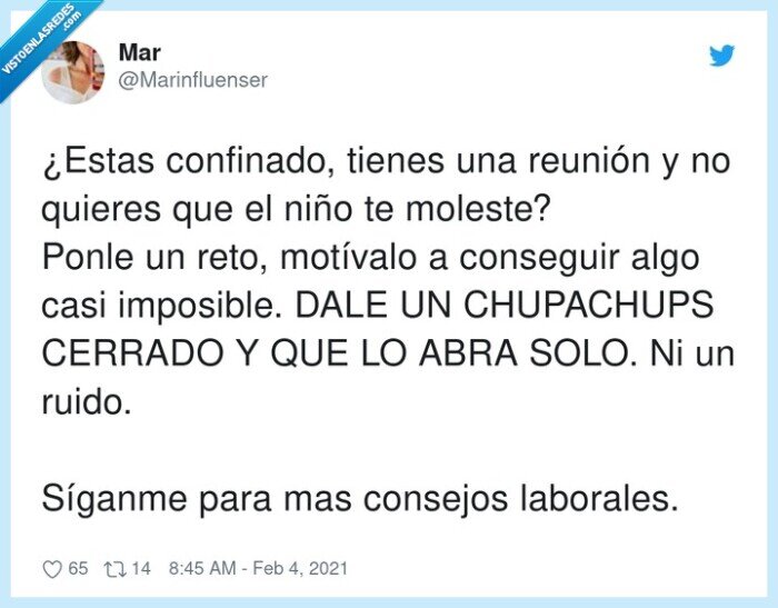 chupachups,confinado,trabajo,teletrabajo,motivación,imposible