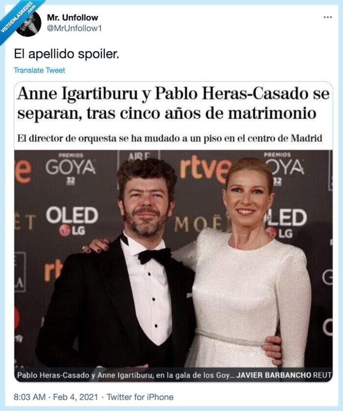 apellido,spoiler,anne igartiburu,heras casado