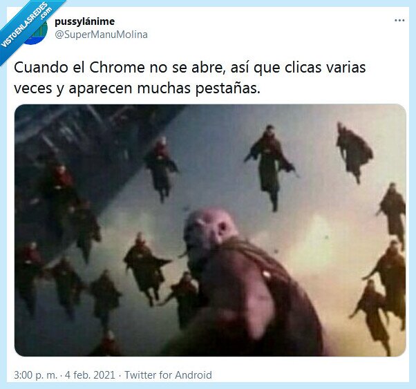 chrome,pestañas,click
