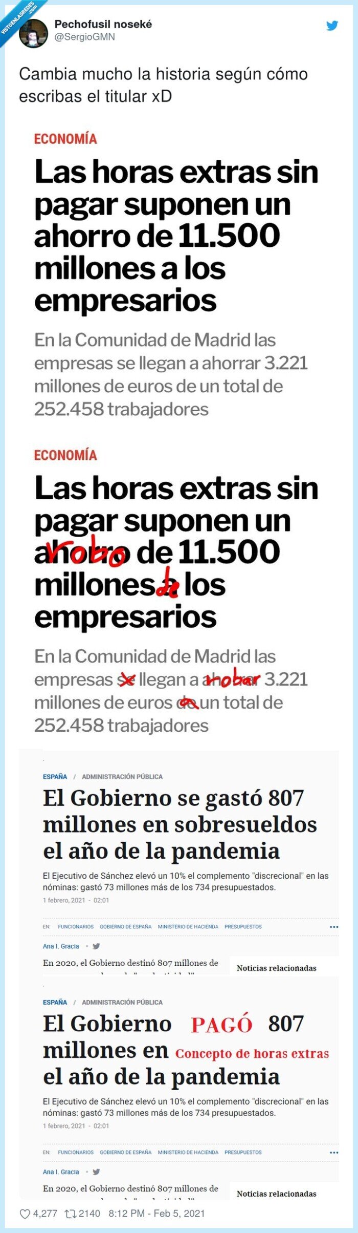 historia,titular,cambiar