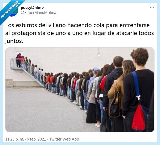 villano,esbirros,protagonista