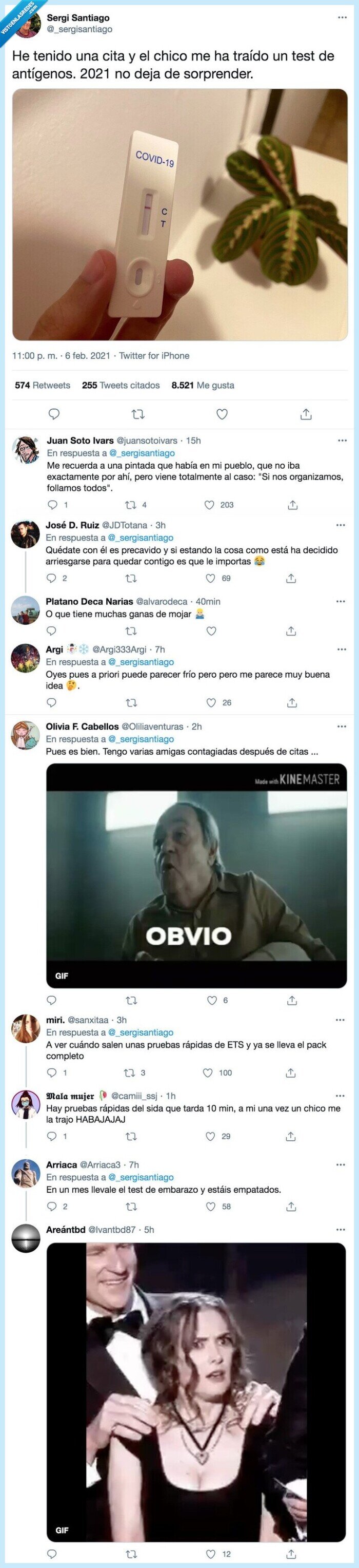 test de antígenos,sorprender,coronavirus,cita