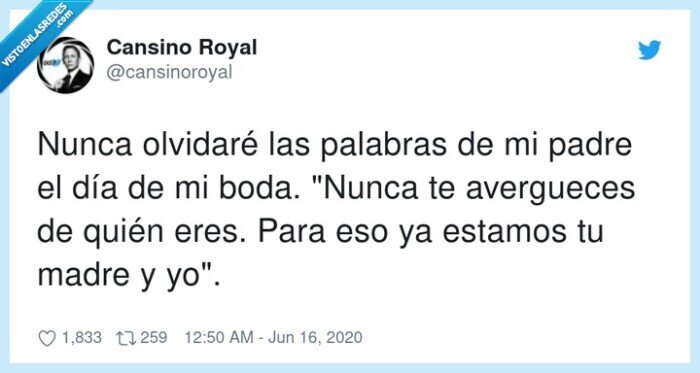 padre,avergonzarse,palabras