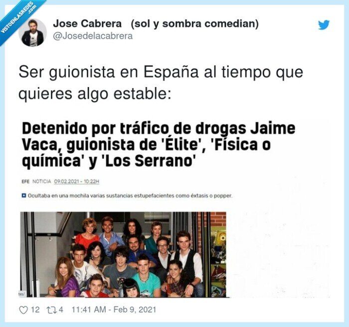 guionista,españa,estable,traficar