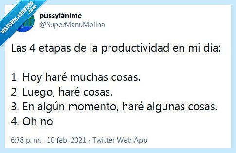 productivdad,día,etapas