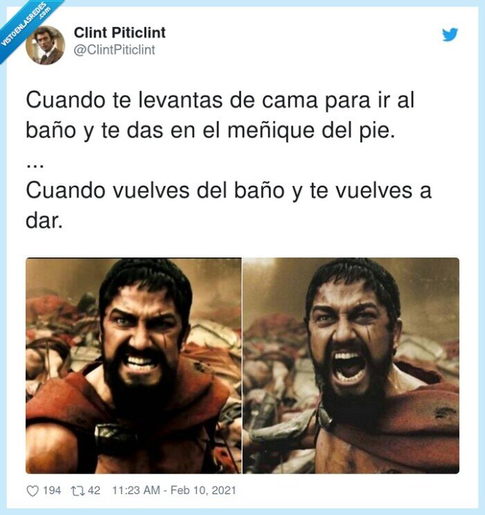 meñique,levantarse,golpe,cama