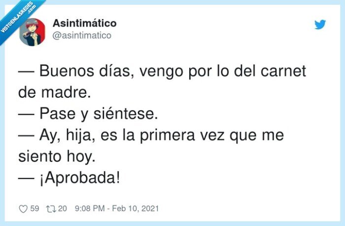 carnet,madre,primera vez,sentarse