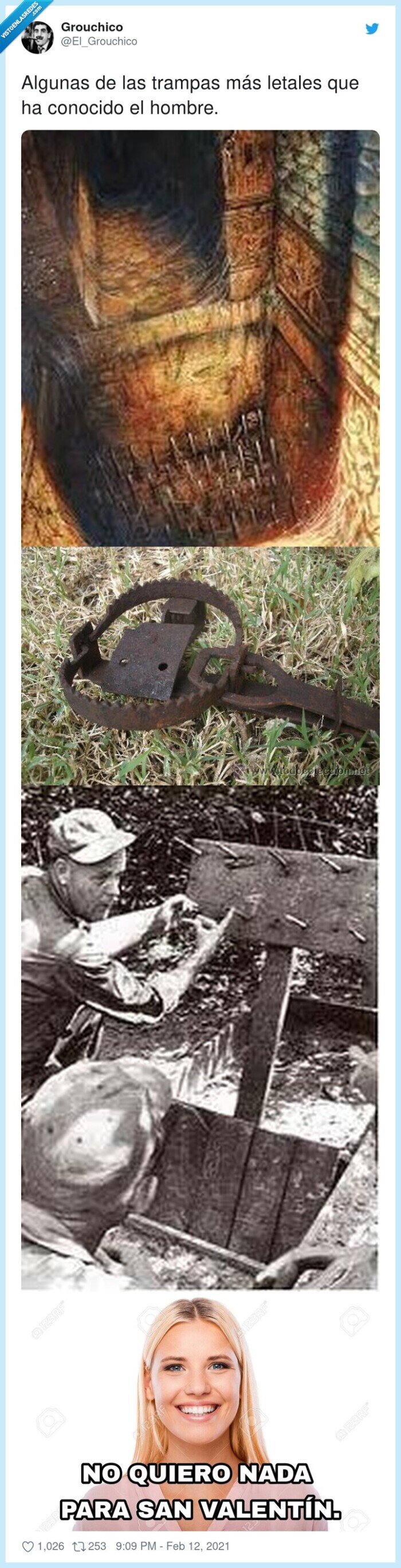 conocido,trampas,letales,san valentin,regalo