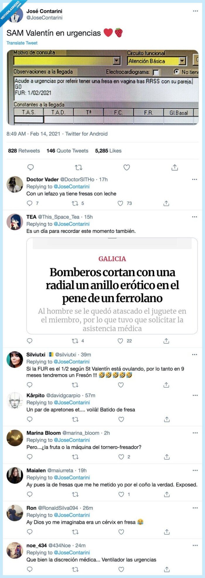 urgencias,relaciones sexuales,fresa,dentro
