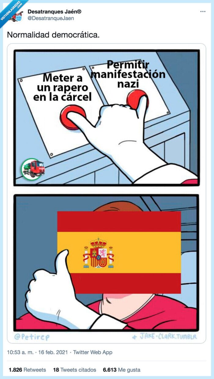 democrática,normalidad,hasel,manifestación nazi
