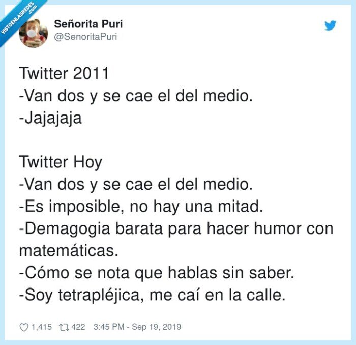 tetrapléjica,matemáticas,imposible,demagogia,dos y cae el del medio,twitter