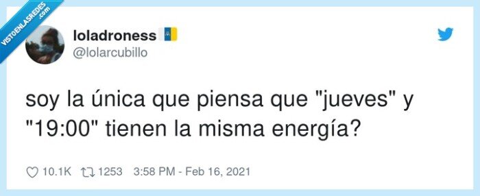 energía,19:00,jueves