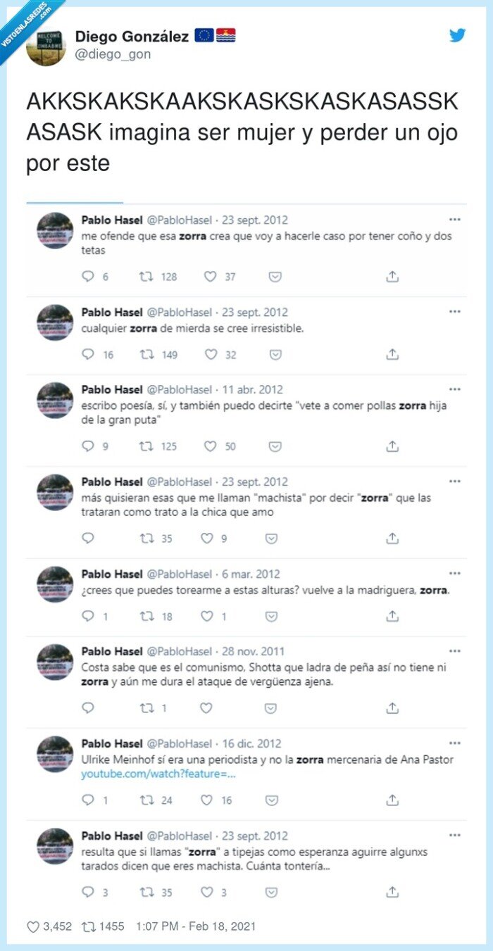 pablo hasel,insultos