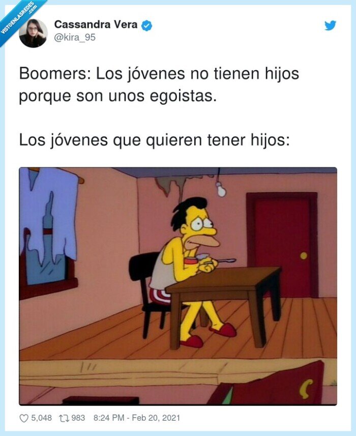 egoistas,j&oacute;venes,boomers,hijos