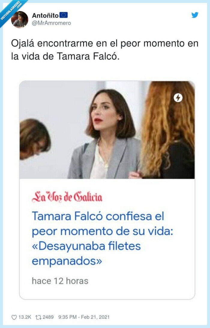 mal momento,ojalá,tamara falcó,peor,filetes empanados