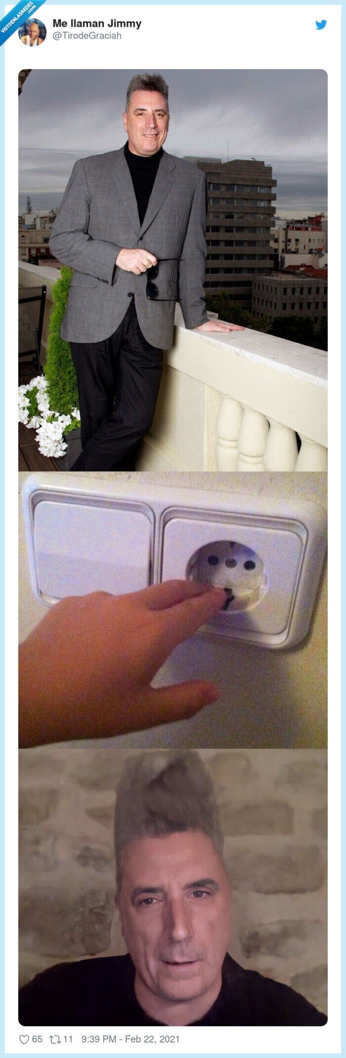 loquillo,enchufe,electrocutado