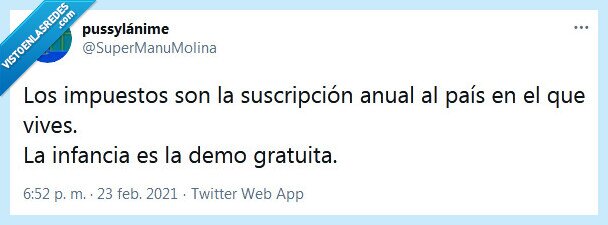 impuestos,suscripción,infancia,demo