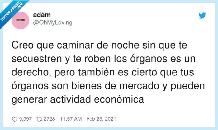 actividad económica,secuestro,órganos,derecho