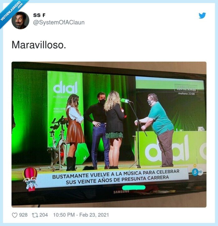 presunta  carrera,bustamante