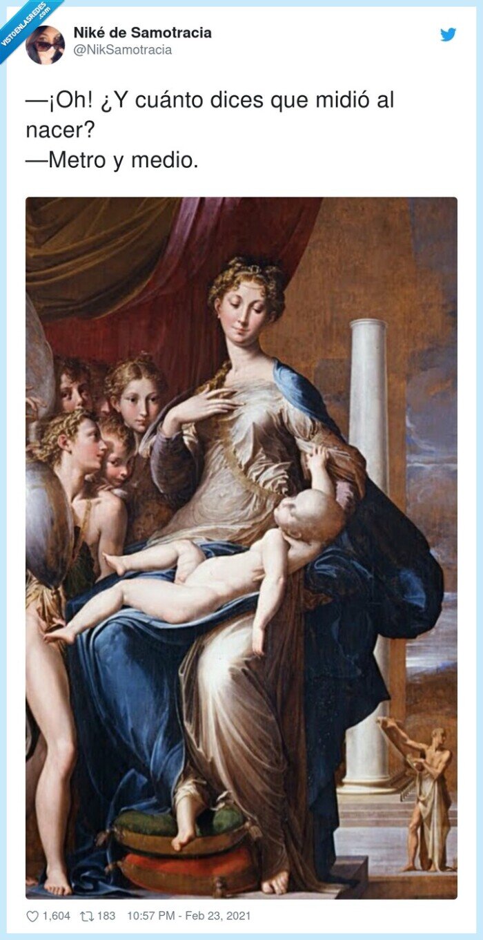 niño,recién nacido,enorme,gigante,pintura