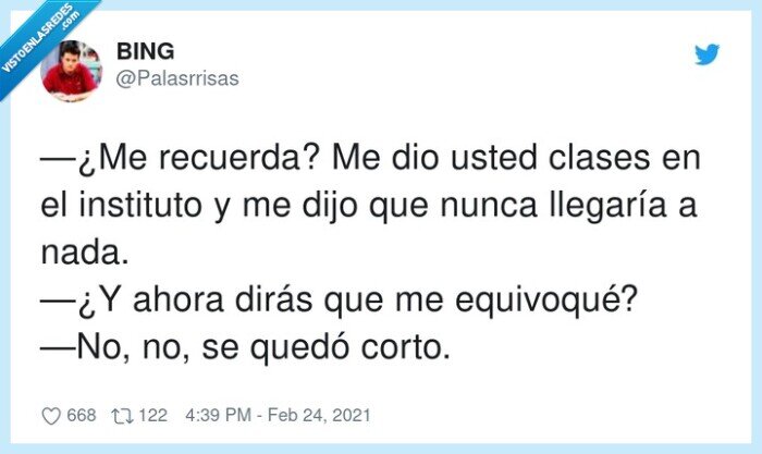 equivocar,llegar lejos,instituto,clases