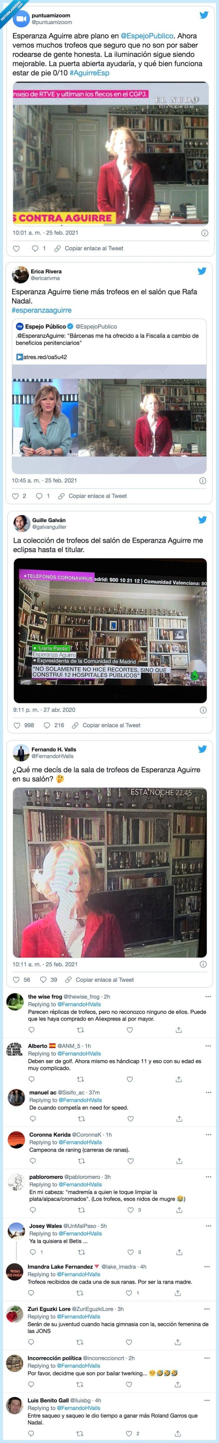 trofeos,iluminación,mejorable,esperanza aguirre