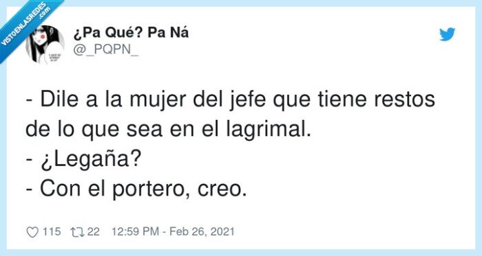 portero,lagrimal,lega&ntilde;a,restos,mujer