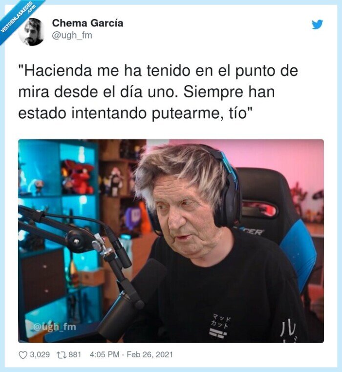 rubius,el rey,juancar,hacienda