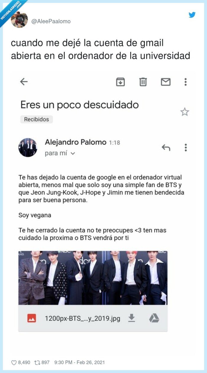 universidad,ordenador,abierta,cuenta,kpop,bts