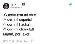 Enlace a Su mejor arma, por @furgonetti