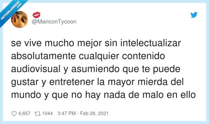 intelectualizar,audiovisual,entretener,contenido