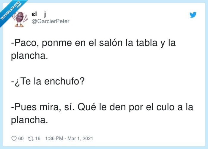 plancha,enchufar,salón,paco,tabla