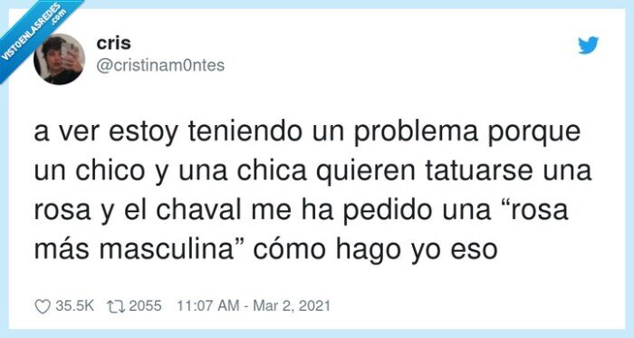 rosa masculina,problema,tatuaje