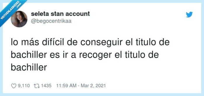 conseguir,bachiller,difícil,recoger,titulo