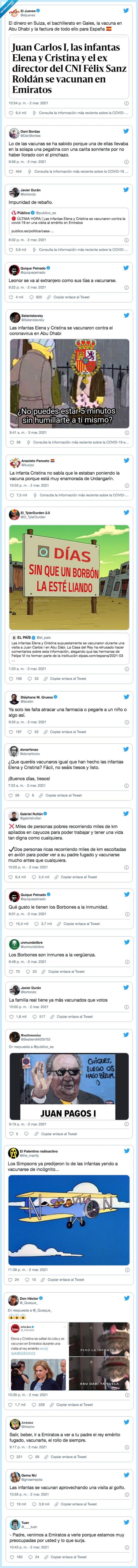 infantas,vacuna,coronavirus,verguenza,fuera ya,republica