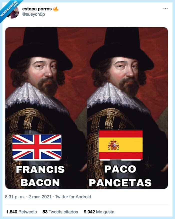 francis bacon,traduccion,panceta,español,inglés