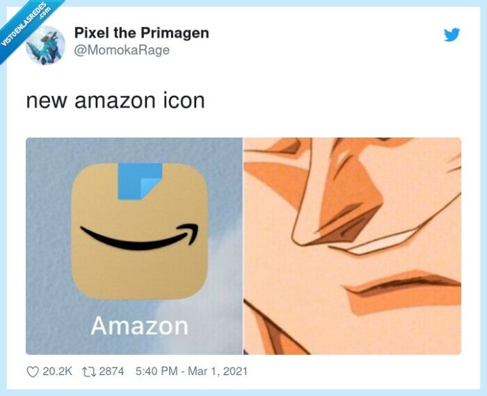 amazon,icono,vegeta,sonrisa