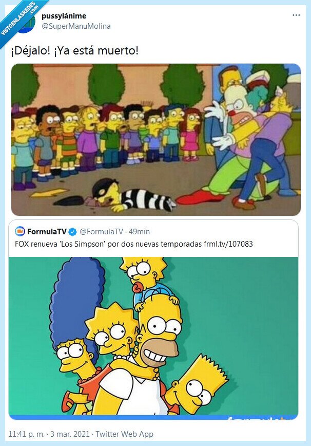 los simpson,fox,renovación