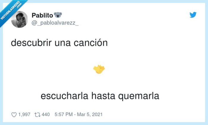 escuchar,descubrir,canción,quemarla