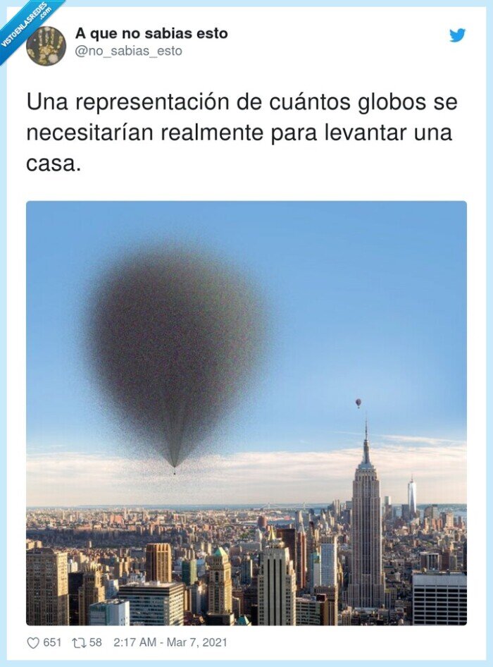 representación,casas,levantar,globos