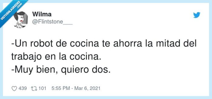 trabajo,ahorra,quiero,robot de cocina,mitad