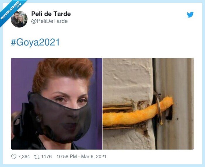 #goya2021,ganchito,mascarilla