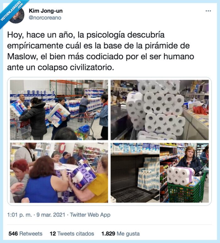 coronavirus,papel de wc,psicología,codiciado