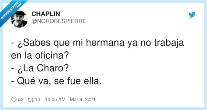 hermana,trabaja,oficina,charo,echaron