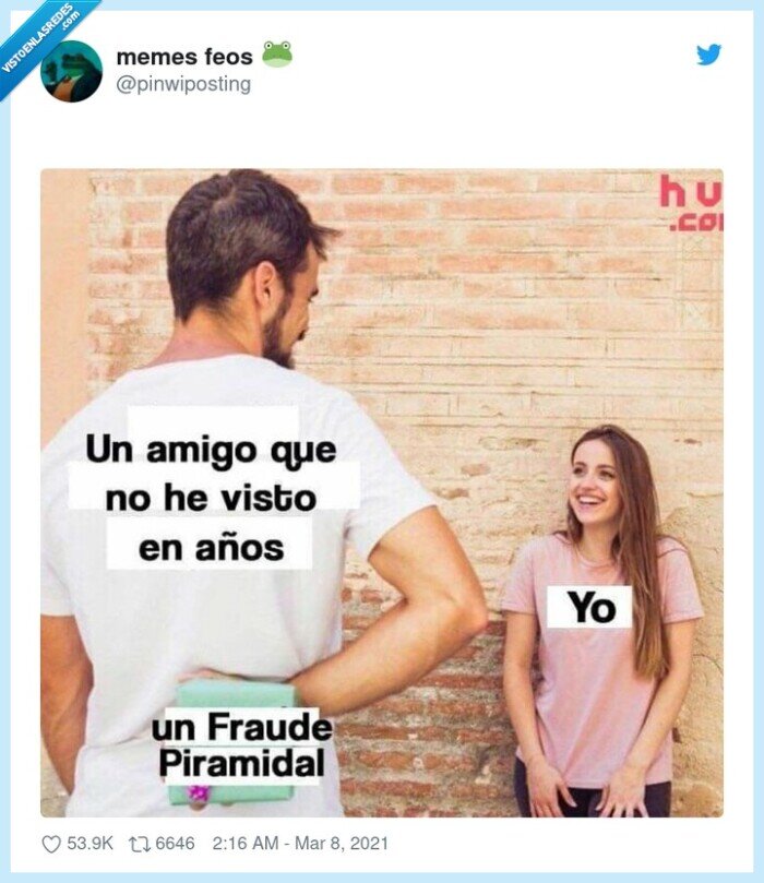 amigo,conocido,fraude piramidal