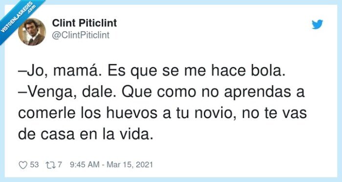 aprender,comer,novio,huevos