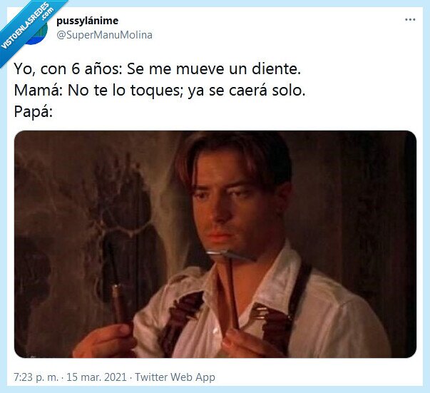 diente,papá,mamá,caer