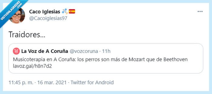 beethoven,mozart,perros