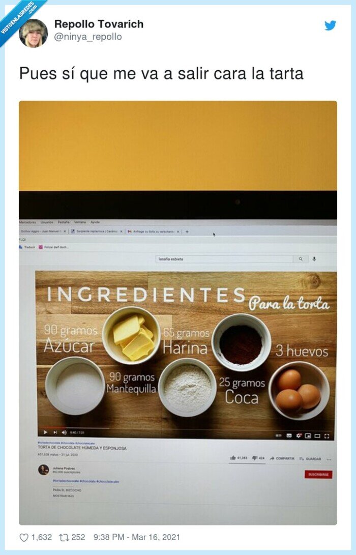 salir,tarta,coca,cara